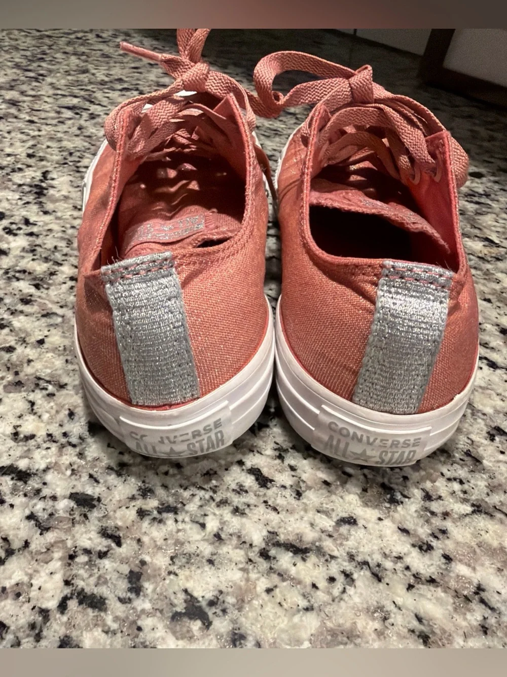 Converse Chuck Taylor All Star Ox Juniors Size 5 Shoes Rust Pink /White 661834f